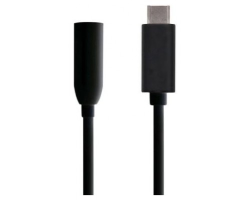 CONVERSOR AISENS USB-C A AUDIO USB-C/M-JACK 3.5/H NEGRO 15CM