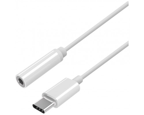 Aisens Conversor USB C-M Jack 3.5-H Blanco 15Cm