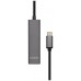 Aisens Hub USB 3.1 USB-C/M-4xTipo A/H gris, 15cm