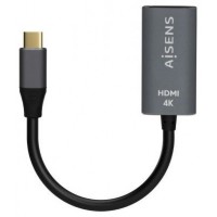 CABLE CONVERSOR AISENS ALUMINIO USB-C A HDMI 4K60HZ GRIS 15CM