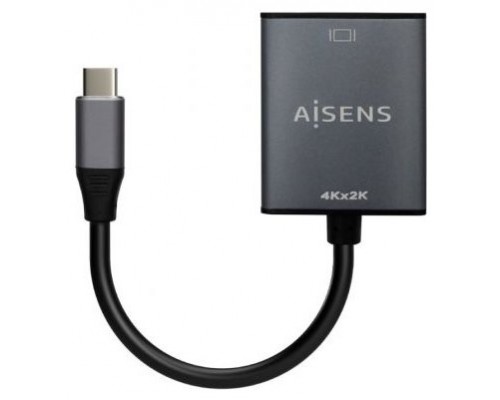 CABLE CONVERSOR AISENS ALUMINIO USB-C A HDMI 4K30HZ GRIS 15CM