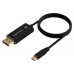 CABLE CONVERSOR AISENS ALUMINIO USB-C A DISPLAYPORT 8K60HZ 1.8M