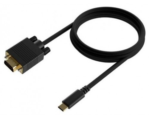 CABLE CONVERSOR AISENS USB-C A VGA USB-C/M-HDB15/M NEGRO 0.8M