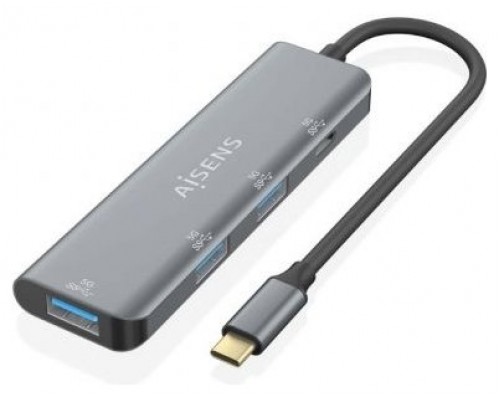 HUB AISENS USB 3.2 GEN1 5G USB-C USB-C/M-1XUSB-C/H-3XUSB-A/H 15CM