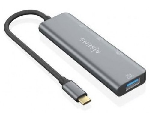 HUB AISENS USB 3.2 GEN2 10G USB-C USB-C/M-1XUSB-C/H-3XUSB-A/H 15CM