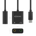 CONVERSOR AISENS USB-C A AUDIO 48KHZ USB-C/M-2XJACK 3.5/H 10CM-DI2 CONVERSOR AISENS USB-C A AUDIO 48KHZ USB-C/M-2XJACK 3.5/H 10CM
