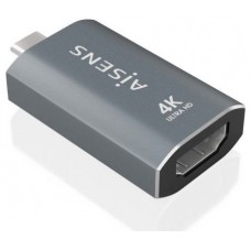 ADAPTADOR CONVERSOR AISENS ALUMINIO USB-C/M A HDMI 4K@60HZ/H GRIS