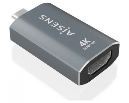 ADAPTADOR CONVERSOR AISENS ALUMINIO USB-C/M A HDMI 4K@60HZ/H GRIS