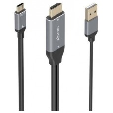 CABLE CONVERSOR AISENS HDMI V2.0 A USB-C 4K@60HZ 1.8M NEGRO