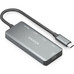 HUB AISENS USB 3.1 USB-C 1XPD 100W 1XUSB-C 3.0 3XUSB-A 2.0 GRIS 15CM