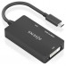 CONVERSOR AISENS USB-C A DVI/H HDMI/H VGA/H NEGRO 15CM