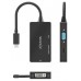 CONVERSOR AISENS USB-C A DVI/H HDMI/H VGA/H NEGRO 15CM