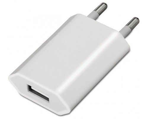 AISENS MINI CARGADOR USB 5V 1A BLANCO