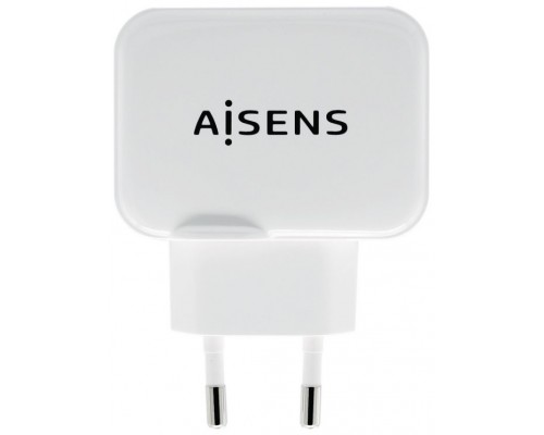 AISENS CARGADOR USB 17W 5V 3.4A 2xUSB CON CONTROL AI BLANCO