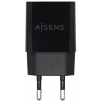 AISENS CARGADOR USB 10W ALTA EFICIENCIA 5V 2A NEGRO