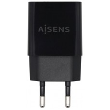 AISENS CARGADOR USB 10W ALTA EFICIENCIA 5V 2A NEGRO