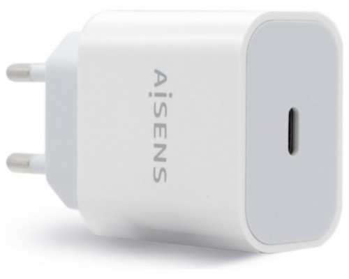 AISENS CARGADOR USB-C PD3.0 1 PUERTO 1xUSB-C 20W BLANCO