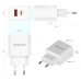 CARGADOR AISENS 20W 1xUSB-C PD3.0 1xUSB-A QC3.0 BLANCO