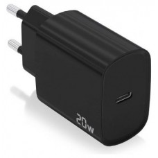 CARGADOR AISENS USB-C PD3.0 1 PUERTO 1XUSB-C 20W NEGRO