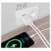 CARGADOR AISENS 25W 1XUSB-C PD3.0 1XUSB-A QC3.0 BLANCO
