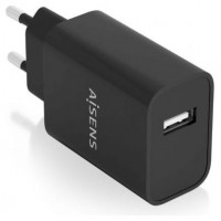 CARGADOR AISENS USB 10W ALTA EFICIENCIA 5V/2A NEGRO