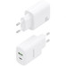 Aisens Cargador GaN 30W USB-C PD3.0 QC4.0 USB-A
