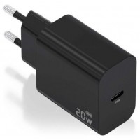CARGADOR AISENS GAN 20W 1XUSB-C PD3.0 NEGRO