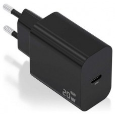 CARGADOR AISENS GAN 20W 1XUSB-C PD3.0 NEGRO