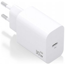 CARGADOR AISENS GAN 30W 1XUSB-C PD3.0 BLANCO