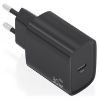 CARGADOR AISENS GAN 30W 1XUSB-C PD3.0 NEGRO