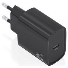 CARGADOR AISENS GAN 30W 1XUSB-C PD3.0 NEGRO