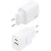 CARGADOR AISENS GAN 30W 1XUSB-C PD3.0 QC4.0 1XUSB-A QC3.0 BLANCO