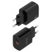 CARGADOR AISENS GAN 30W 1XUSB-C PD3.0 QC4.0 1XUSB-A QC3.0 NEGRO