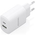 CARGADOR AISENS GAN 30W 1XUSB-C PD3.0 QC4.0 1XUSB-A QC3.0 BLANCO