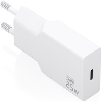 CARGADOR AISENS ULTRA DELGADO GaN 25W 1xUSB-C PD3.0 BLANCO