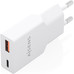 CARGADOR AISENS ULTRA DELGADO GaN 25W 1xUSB-C PD3.0 QC4.0 1xUSB-A QC3.0 BLANCO-DI3 CARGADOR AISENS ULTRA DELGADO GaN 25W 1xUSB-C PD3.0 QC4.0 1xUSB-A QC3.0 BLANCO