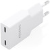 CARGADOR AISENS ULTRA DELGADO GaN 30W 2xUSB-C PD3.0 BLANCO-DI3 CARGADOR AISENS ULTRA DELGADO GaN 30W 2xUSB-C PD3.0 BLANCO