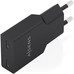 CARGADOR AISENS ULTRA DELGADO GaN 30W 2xUSB-C PD3.0 NEGRO