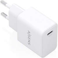 CARGADOR AISENS GaN 20W USB-C PD3.0 1xUSB-C BLANCO-2DI CARGADOR AISENS GaN 20W USB-C PD3.0 1xUSB-C BLANCO