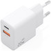 CARGADOR AISENS GaN 20W 1xUSB-C PD3.0 1xUSB-A QC3.0 BLANCO-DI2 CARGADOR AISENS GaN 20W 1xUSB-C PD3.0 1xUSB-A QC3.0 BLANCO