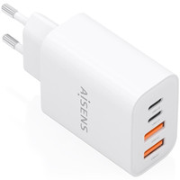 CARGADOR AISENS GaN 32W 2xUSB-C PD3.0 2xUSB-A BLANCO-4DI CARGADOR AISENS GaN 32W 2xUSB-C PD3.0 2xUSB-A BLANCO