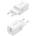 CARGADOR AISENS GaN 65W 2xUSB-C PD3.0 QC4.0 BLANCO-DI8 CARGADOR AISENS GaN 65W 2xUSB-C PD3.0 QC4.0 BLANCO