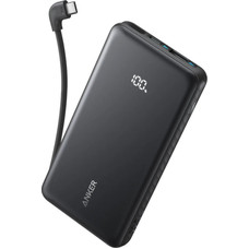 POWERBANK ANKER 10000 MAH 30W CON CON CABLE USB-C INTEGRADO-DI19 POWERBANK ANKER 10000 MAH 30W CON CON CABLE USB-C INTEGRADO