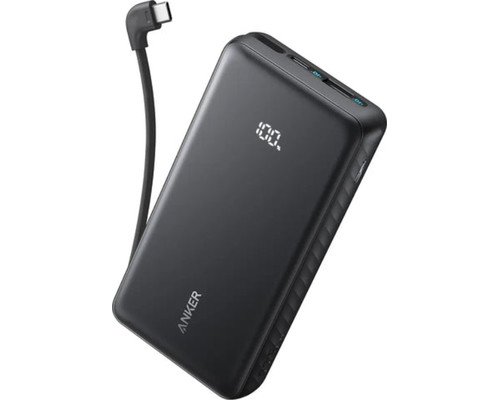 POWERBANK ANKER 20000 MAH 22.5W CON CABLE USB-C INTEGRADO-DI25 POWERBANK ANKER 20000 MAH 22.5W CON CABLE USB-C INTEGRADO