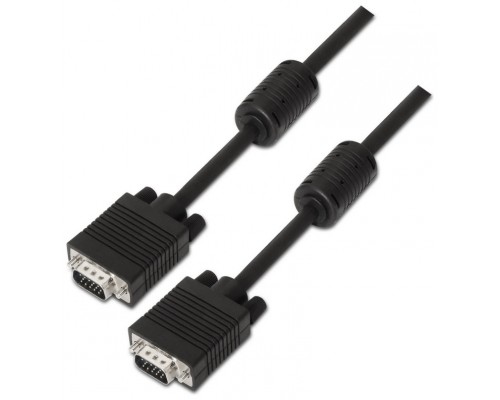 CABLE AISENS SVGA CON FERRITA HDB15/M-HDB15/M NEGRO 3.0M