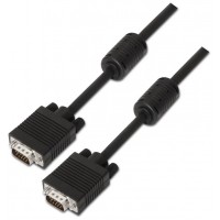 CABLE AISENS SVGA CON FERRITA HDB15/M-HDB15/M NEGRO 15M