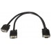 CABLE AISENS BIFURCADOR SVGA HDB15/M-2XHDB15/H NEGRO 45 CM