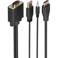 Aisens Cable Conversor SVGA y Audio a HDMI 2m-6IA Aisens Cable Conversor SVGA y Audio a HDMI 2m