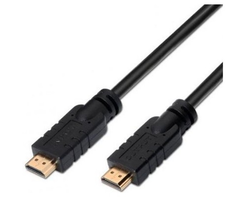 CABLE HDMI AISENS ALTA VELOCIDAD CON REPETIDOR A/M-A/M NEGRO 30M