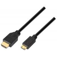 CABLE HDMI AISENS A MINI HDMI ALTA VELOCIDAD A/M-C/M NEGRO 1.8M